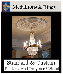 medallions and ceiling rings