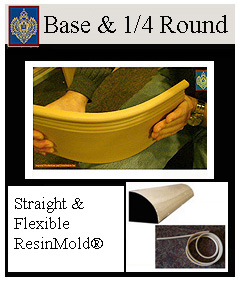 straight and curved baseboards