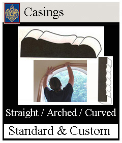 casings curved and arched