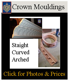 click for straight and curved crown mouldings