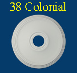 Colonial style ceiling medallions