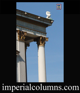 photo of Roman Corinthian column - link to imperialcolumns.com