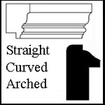 backbands for cabinets and fireplace mantels